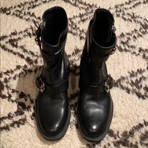 Gucci Black Boots Size 35.5